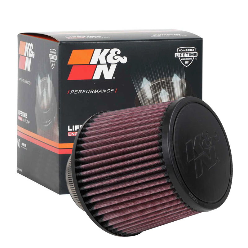 K&N Universal Clamp-On Air Filter RU-3570 3" Inlet, 5" Height