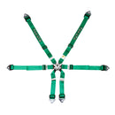 Takata Racing Belt 6pt Race 2x2 Green