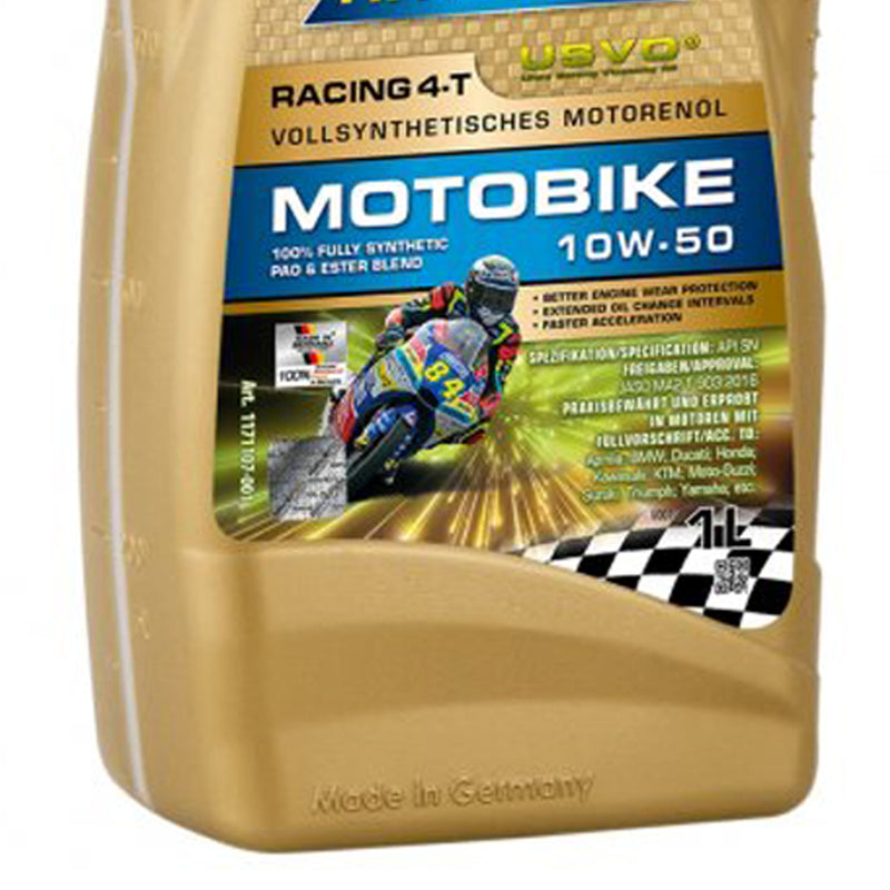 Ravenol Fully Synthetic Clean Syntho USVO Racing 4-T Motobike 10W50 1 Liter