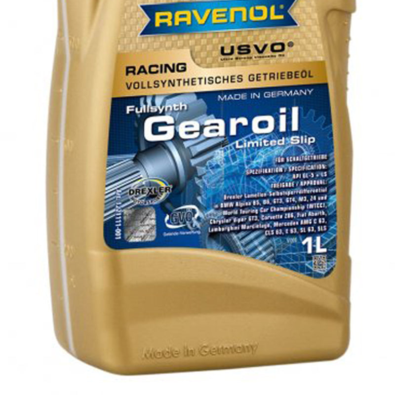 Ravenol Fully Synthetic Manual Transmission USVO Racing Gear Oil GL-5 + LS 1 Liter