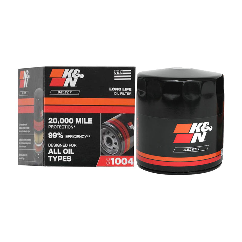 K&N Engine Oil Filter SO-1004 for Hyundai, Kia, Subaru, Mitsubishi, Honda