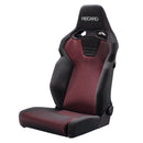Recaro Japan Sport Seat Series SR-C A/R BK100 w/ Armrest Option (Brilliant Mesh/Kamui Fabric)