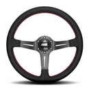 Worksbell Steering Wheel Red Stitch 340