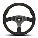 Worksbell Steering Wheel Yellow Stitch 350