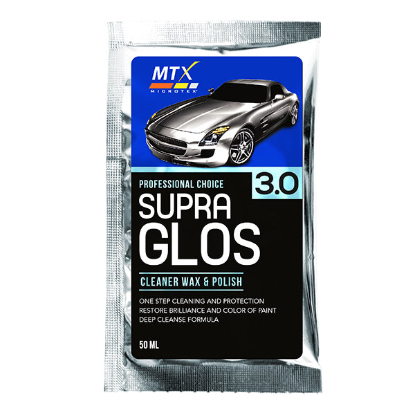 Microtex SupraGLOS With Silicone Cleaner Wax & Polish 50ml