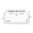 Overspec'D Motorcycle Plate Frame Holder Plain Type 1