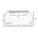 Overspec'D Motorcycle Plate Frame Holder Powder Coated Type 2