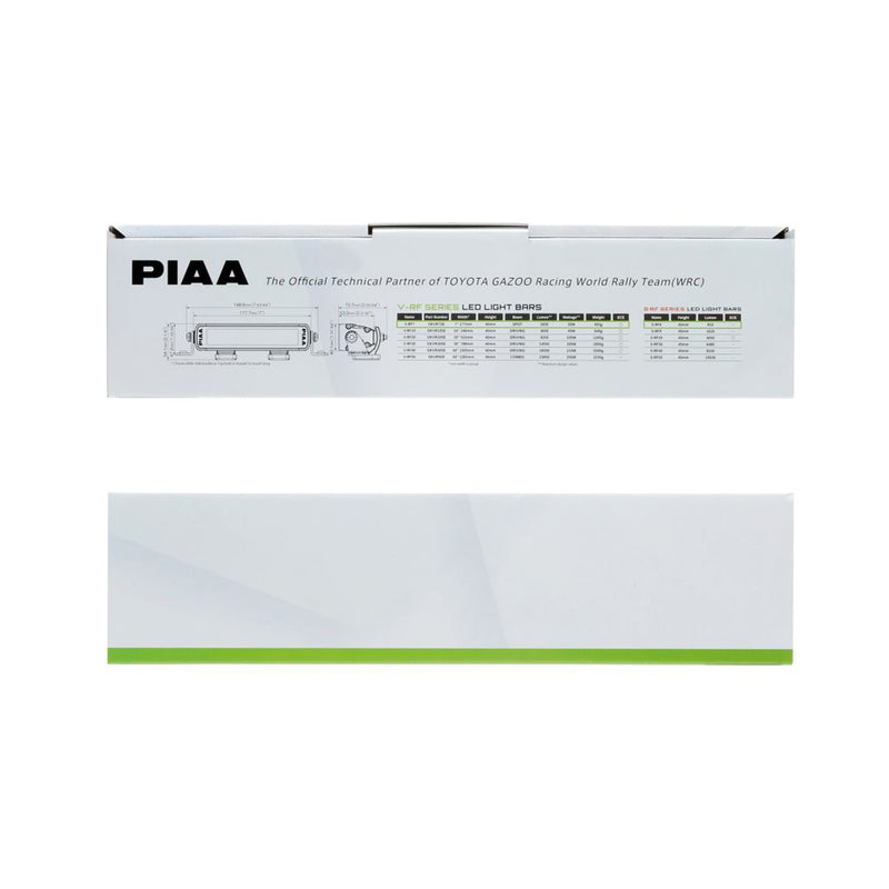 PIAA LED Light Bar V-RF7 Spot Beam 5800K, 12V, 30W 7"