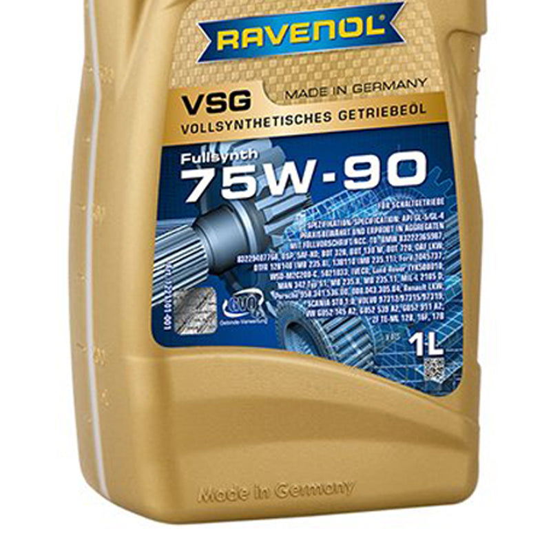 Ravenol Fully Synthetic Manual Transmission Gear Oil GL-4, GL-5 VSG SAE 75W90 1 Liter