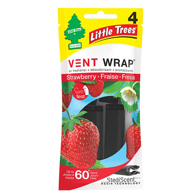 Little Trees Car Air Freshener Vent Wrap 4pcs/pack