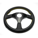 Worksbell Steering Wheel Yellow Stitch