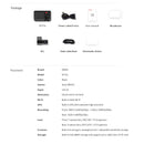 DDPAI Dashcam X5 Pro + Rear Cam 2160P 4K UHD Resolution