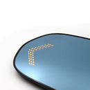 YCL Side Mirror Lens with Turn Signal Light for Mitsubishi Pajero 2016-Up