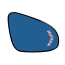 YCL Side Mirror Lens with Turn Signal Light for Toyota Vios 2013-Up, Altis 2015