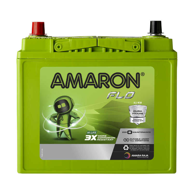 Amaron Hi Life FLO 42B20L (BH) / NS40ZL with Base Hold-Down