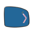 YCL Side Mirror Lens with Turn Signal Light for Honda City, Jazz, Fit