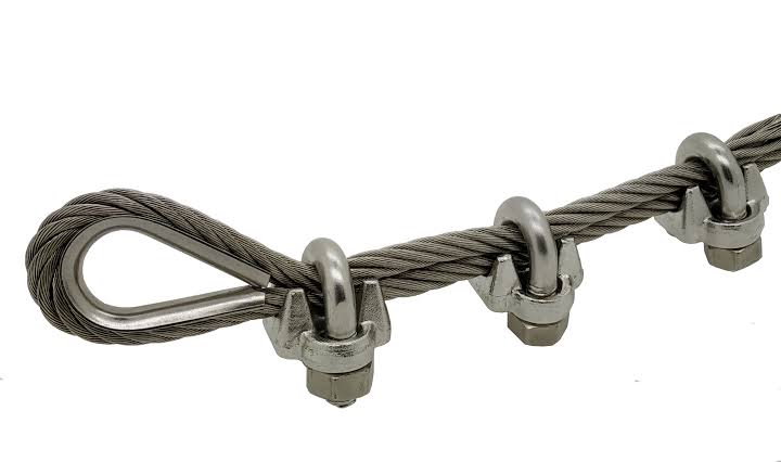 Al Fresco Marine grade stainless steel cable clip (lock)