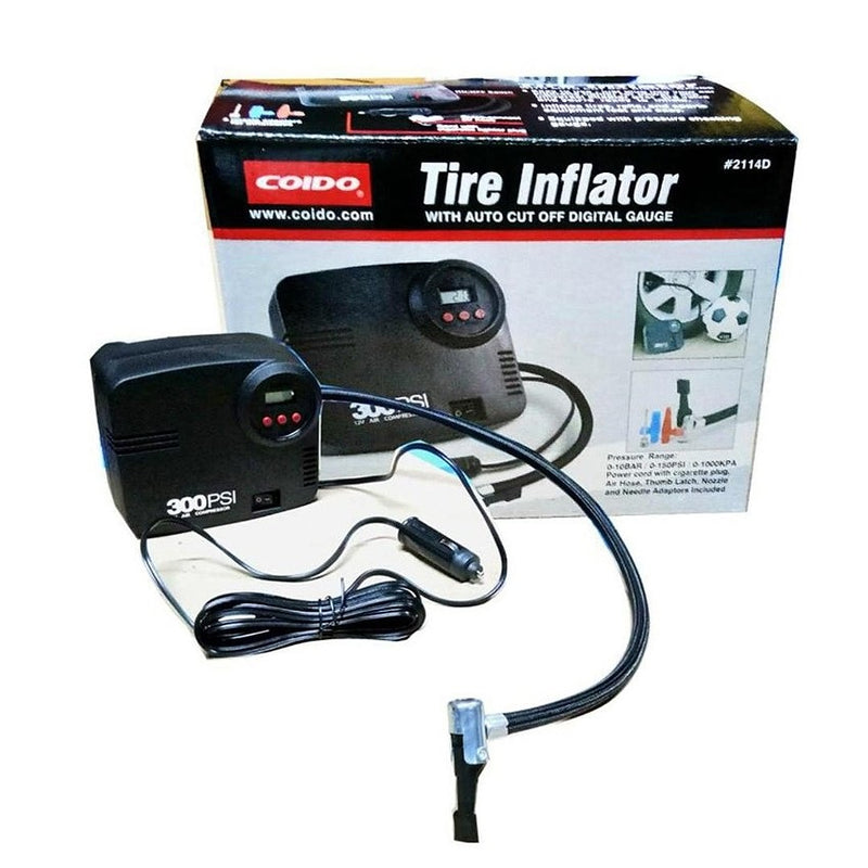 Coido Tire Inflator with Digital Gauge (2114D)