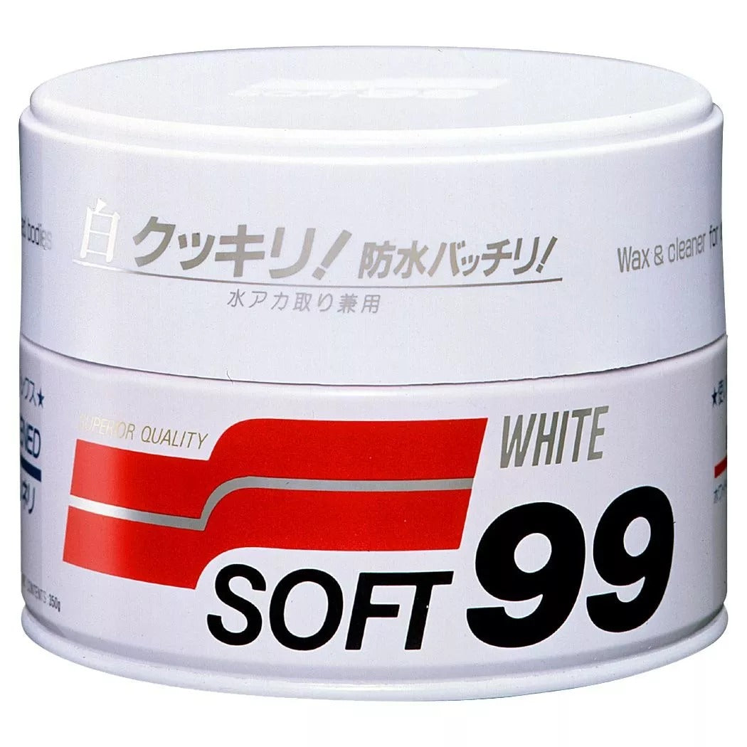 thumbnail image 2 of Soft99 White Hard Wax Car Set – Includes Wax, Hand Sponge, And Microfiber Cloth 2 of 4