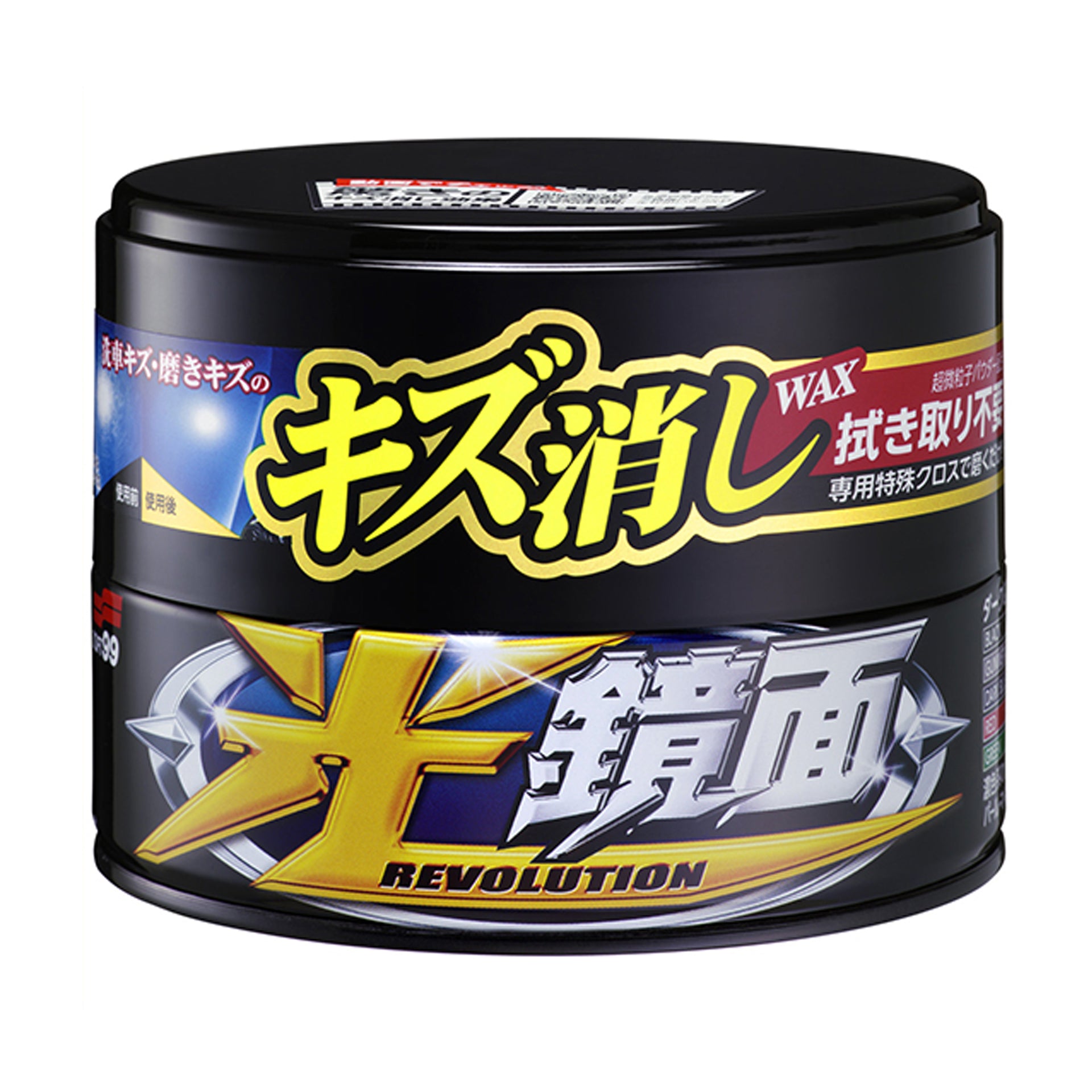 Soft99 New Scratch Clear Wax Mirror Finish Dark & Black 200g