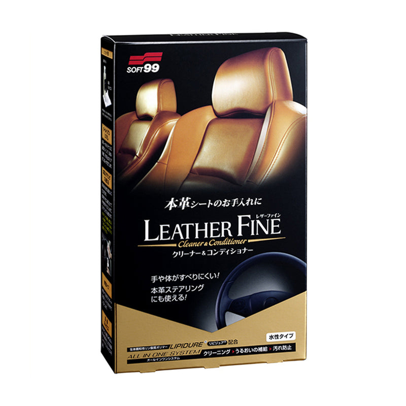 SOFT99 Leather Fine-Cleaner & Conditioner 100ml