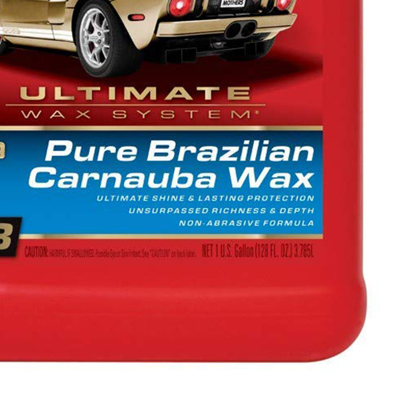 MOTHERS California Gold Pure Brazilian Carnauba Natural Liquid Wax Step 3 1 Gallon