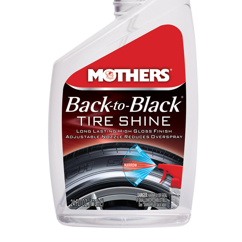 MOTHERS Back-to-Black Tire Shine 24oz.