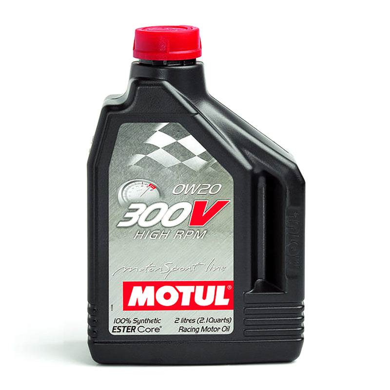 Motul Motorsport Ester-Core 300V High RPM 0W20 2 Liters