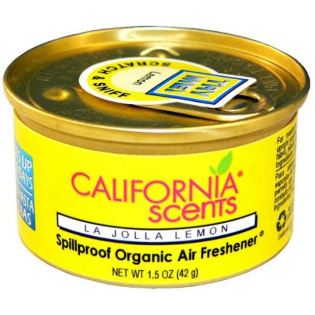 California Scents Organic La Jolla Lemon
