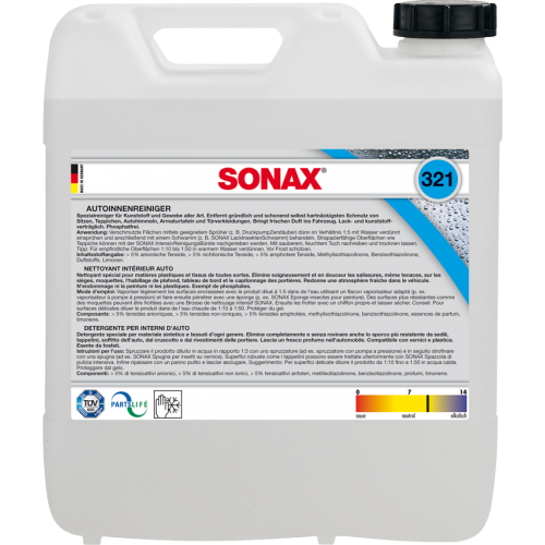SONAX Car Interior Cleaner 10 Liter