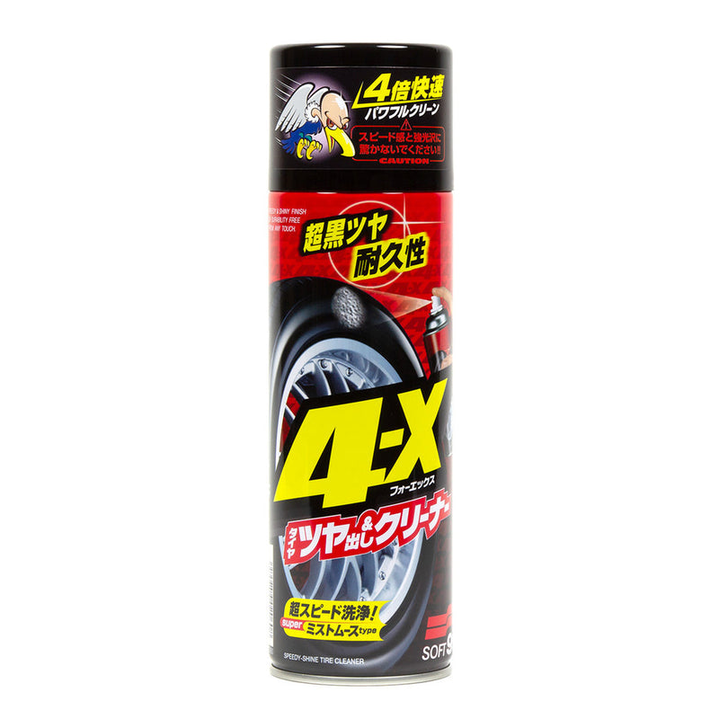 SOFT99 4-X Tire Black / Cleaner (Gloss) 470ml