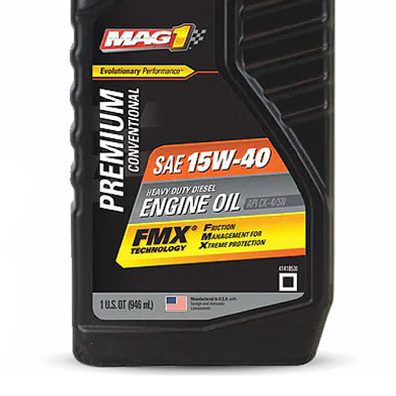 MAG1 15W40 API CK4 Premium HD Engine Oil 1qt