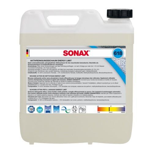 SONAX Active Cleaning Foam Concentrate Energy 10 Liter