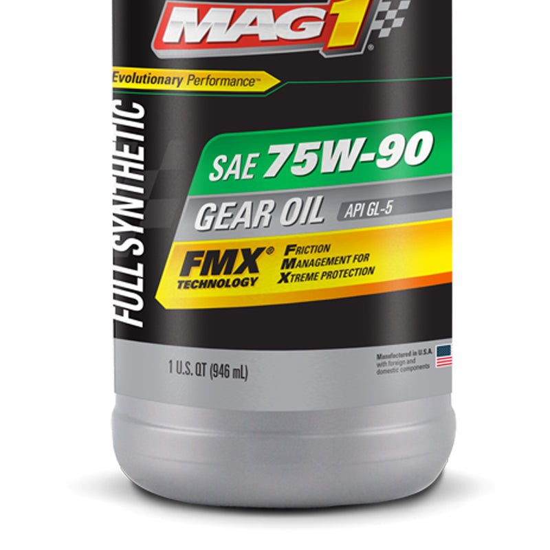 MAG1 75W90 API GL-5 100% Synthetic Gear Oil 1qt.