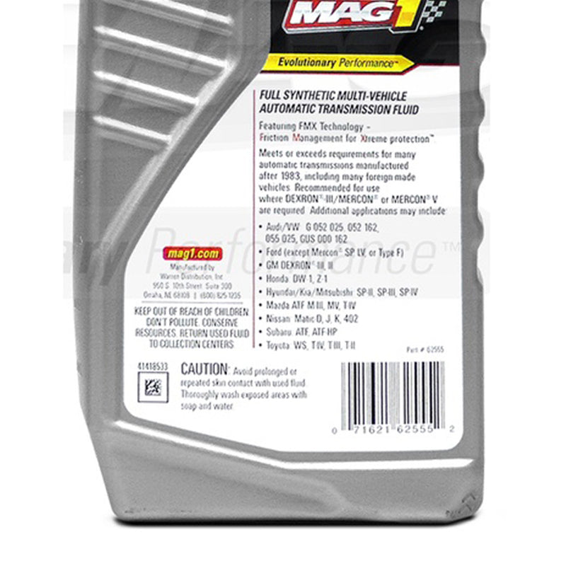 MAG1 100% Pure Synthetic ATF Multi-Vehicle 1qt.