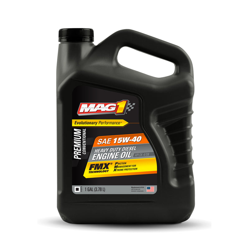 Mag1 Premium Conventional Heavy Duty Diesel Engine Oil 15W-40 1 Gallon