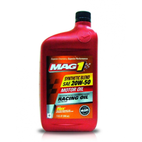 MAG1 20W50 API SN Plus/GF5 Synthetic Blend Racing Oil 1qt.