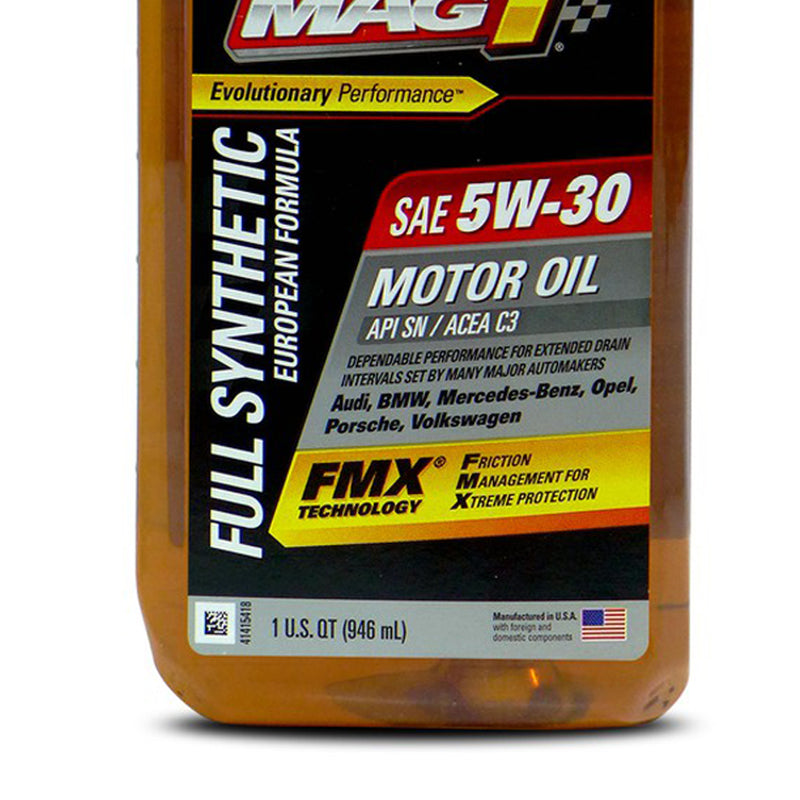 MAG1 5W30 API SN/CF 100% Full Synthetic Oil 1qt.