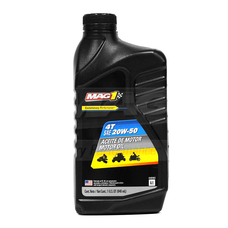 MAG1 4T 20W50 API SN, SL MOTOR OIL 1qt.