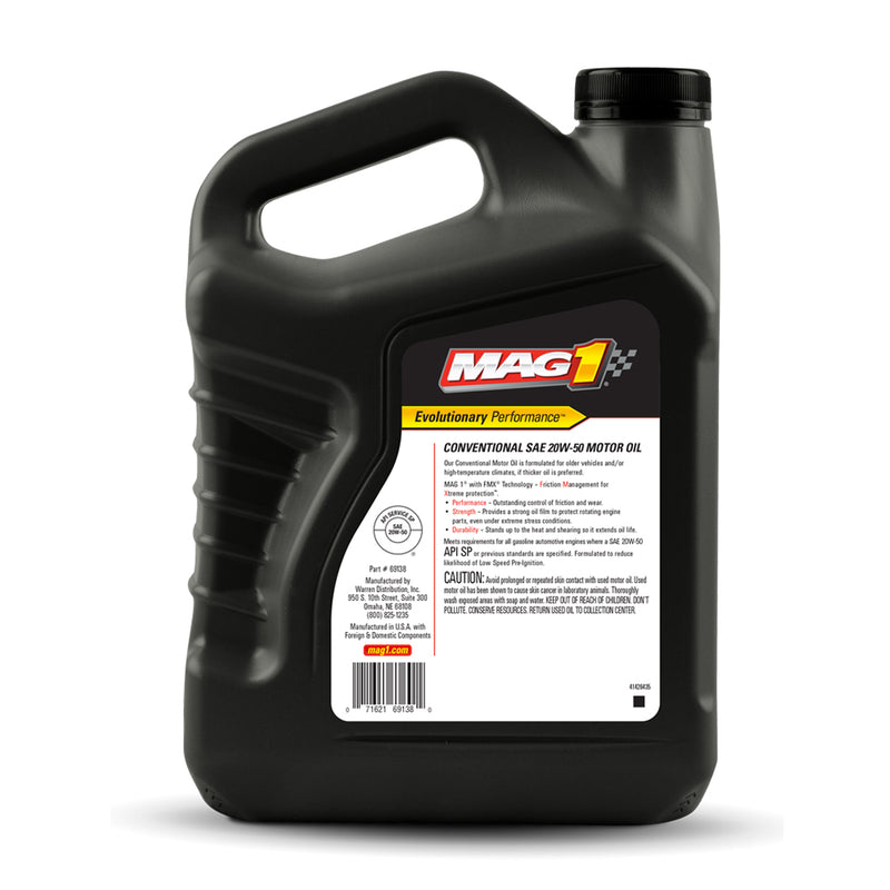 MAG1 20W-50 API SP/SN PLUS+GF-5 Motor Oil 1gal/3.79L