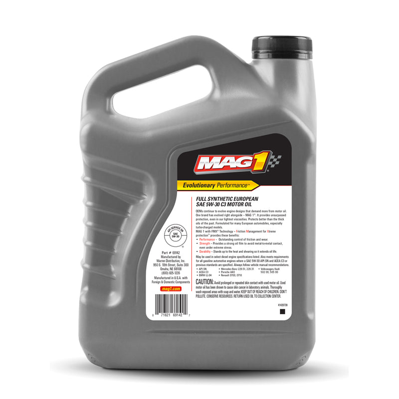 MAG1 5W30 API SN/CF 100% SYNTHETIC EURO BLEND OIL 1Gal.