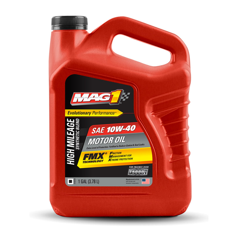 MAG1 10W40 API SP GF-6A Synthetic Blend High Mileage 1gal/3.79L