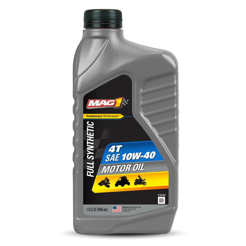 MAG1 4T 10W-40 100% Synthetic Oil JASO MA-2, SL 1qt.