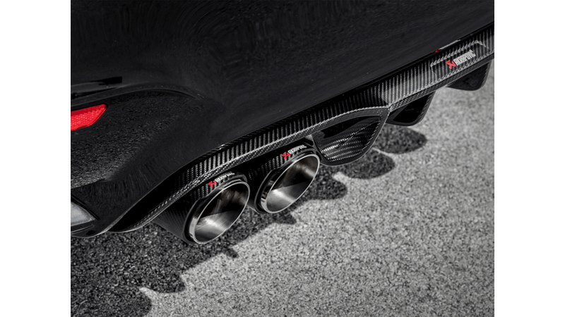 Akrapovič Rear Carbon Fiber Diffuser - High Gloss for BMW M4 (F82, F83) 2014-2018