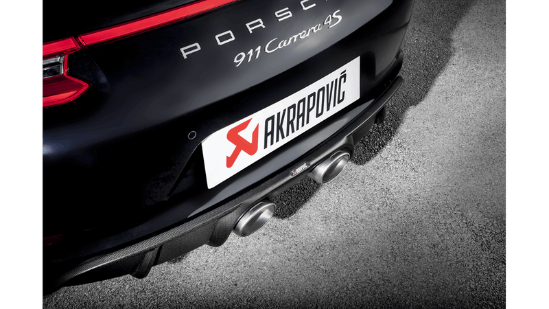 Akrapovič Slip-On Line (Titanium) - for OE non sport exhaust for Porsche 911 Carrera /S/4/4S/GTS (991.2) 2016-2019