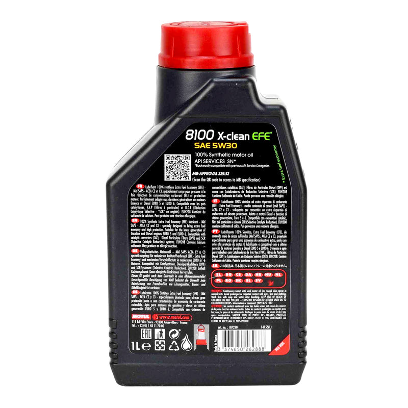 Motul 8100 X-Clean (dexos2) 5W40 1Liter