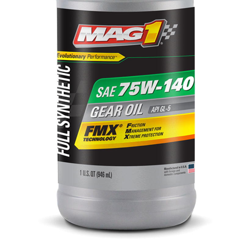 MAG1 75W140 API GL-5 100% Synthetic Gear Oil 1qt.