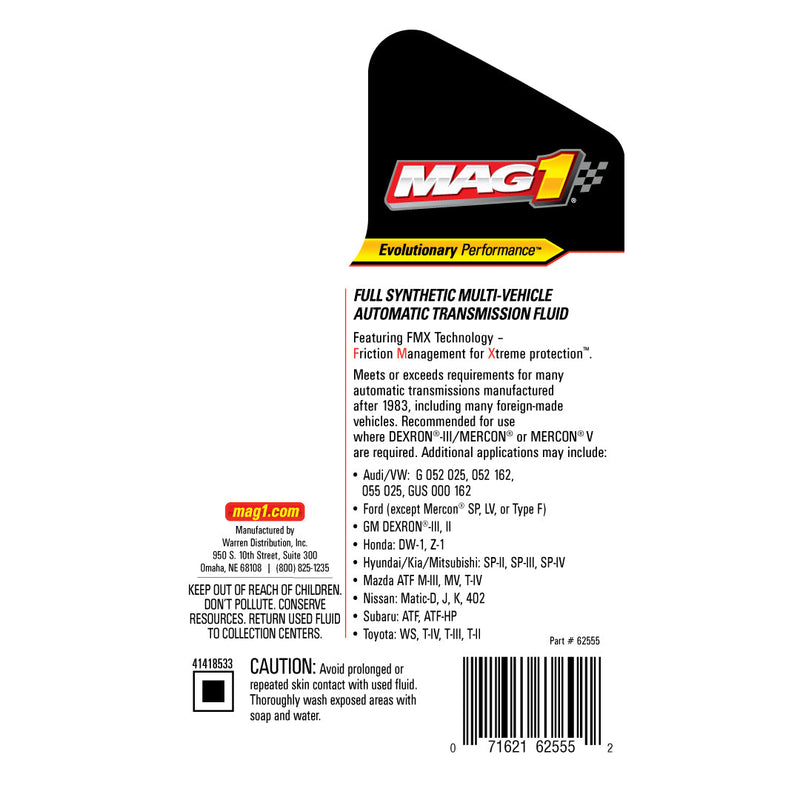 MAG1 ATF Multi Vehicles Formula Red 1qt.