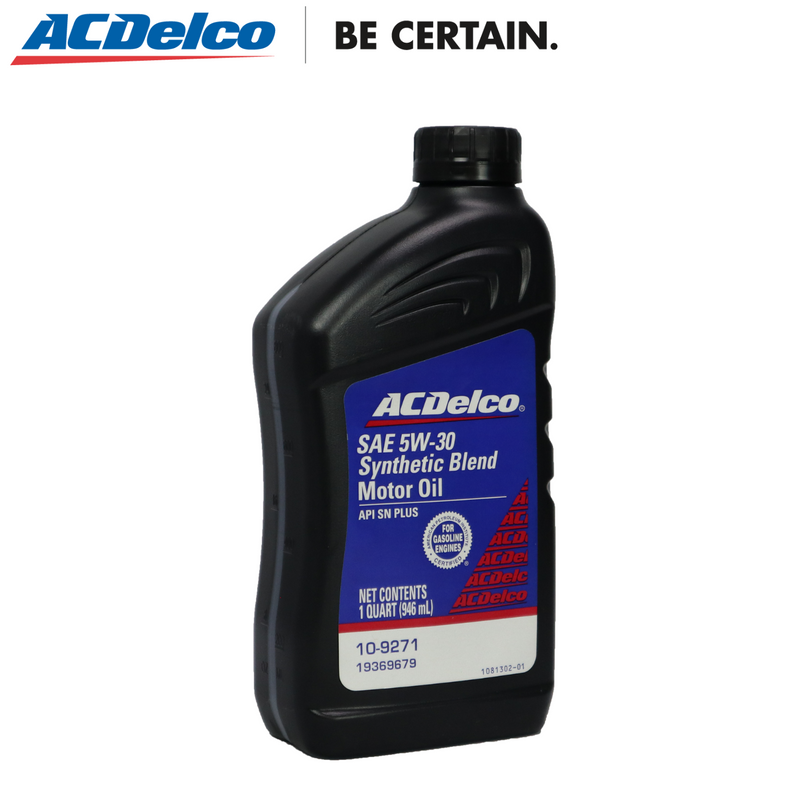 ACDelco 5W-30 Synthetic Blend Engine Oil (Gas) API SN 1 Quart