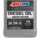 AMSOIL 100% Synthetic Diesel Oil Heavy-Duty 10W30 1 Quart